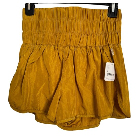 Free People Movement size Small Honey Mallow NWT Gold Lined $30 - Picture 3 of 11